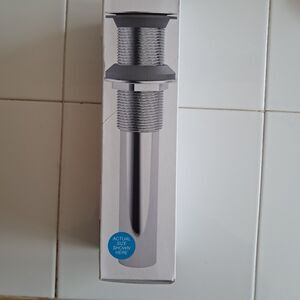 Oatey Brass Grid Drain 1-1/4 Inch Chrome Finish Bathroom Sink